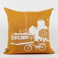 Turku&Aring;bo tyynynp&auml;&auml;llinen 45 x 45 cm, okra