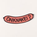 Onk nakei kangasmerkki