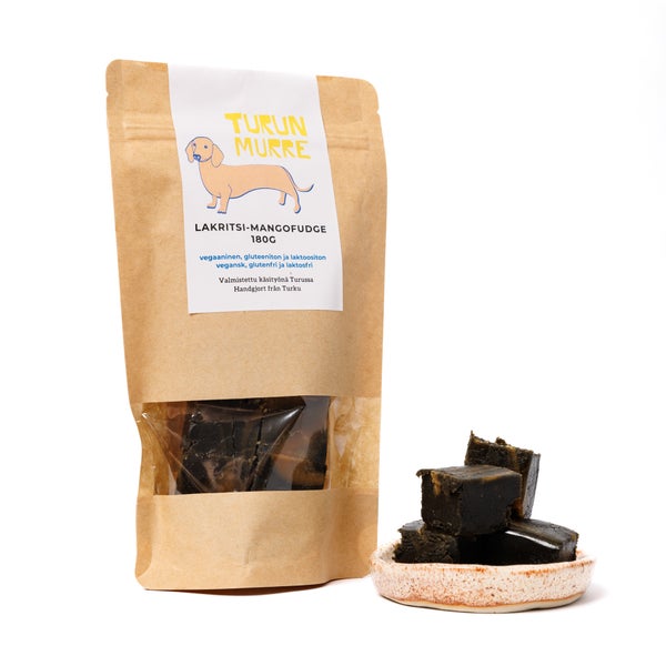 Turun murre  -lakritsi-mangofudge